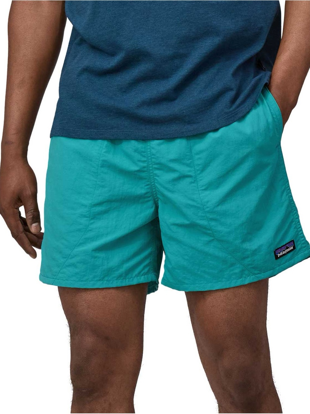 Patagonia Men's Teal-Green Baggies Shorts